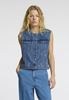 Rie denim vest fra Selected Femme